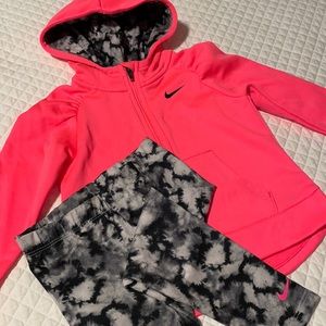 NWOT Nike Toddler Girls’ Zip-up Jacket & Leggings